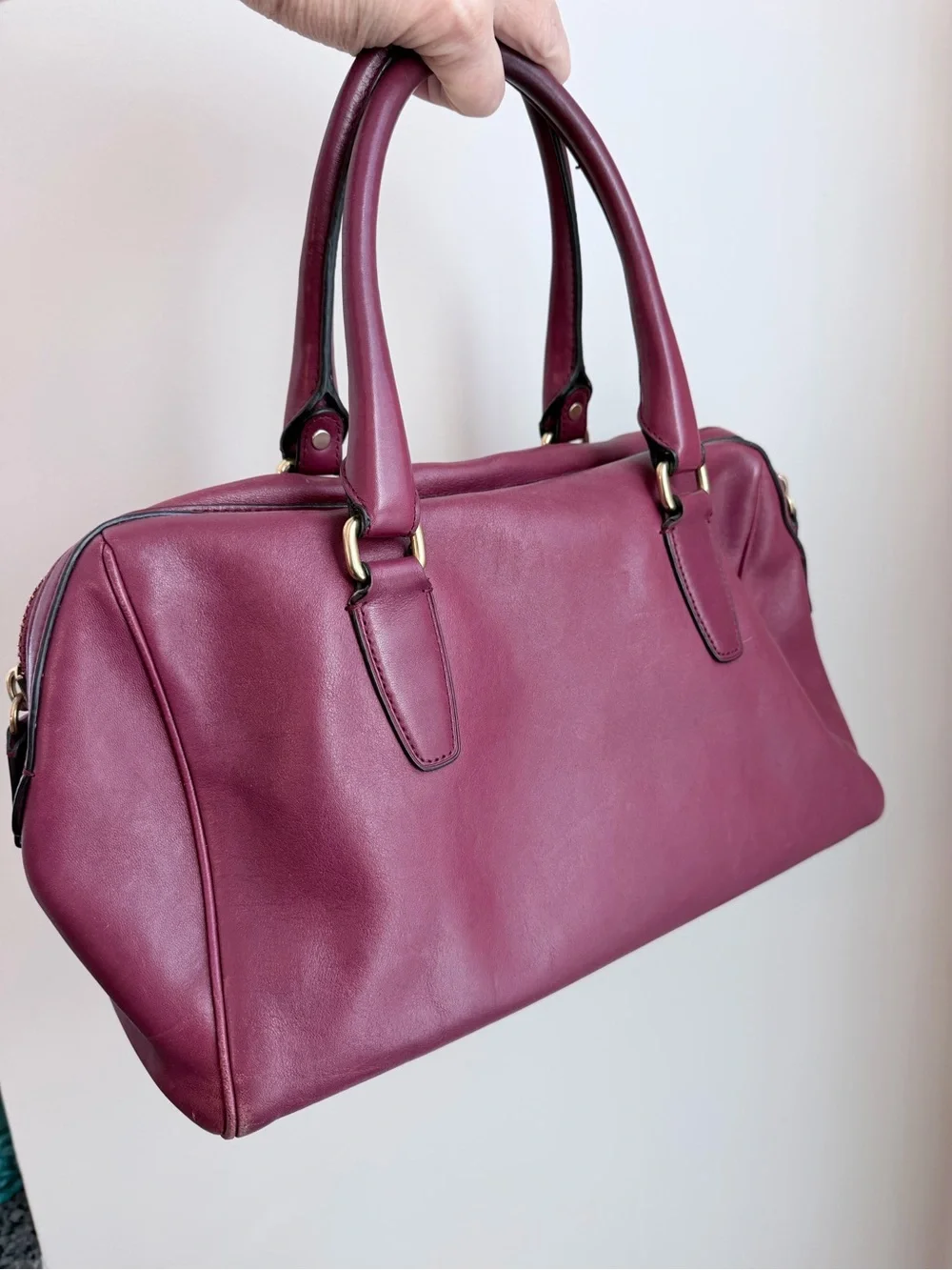 COACH Legacy Haley Leather Satchel 23574